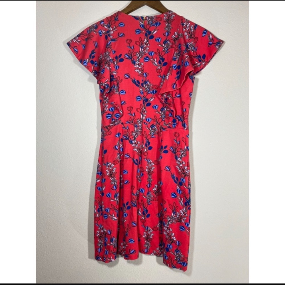 Draper James Dunaway Vines ruffle knit dress - Picture 3 of 5